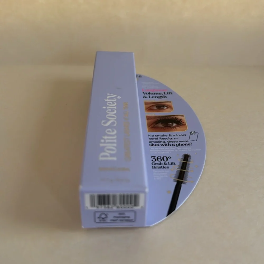 POLITE SOCIETY FULL SIZE Greatest Lashes of All Time Mascara 0.4oz NIB $27